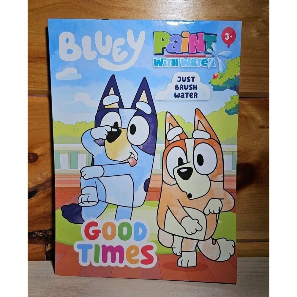 Bluey Paint with Water - Good Times - Just Add Water- Flip Up Pages